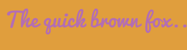 Image with Font Color B36EB3 and Background Color E09E3D